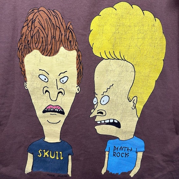 Beavis And Butthead Vintage 90s Delta T Shirt Made In USA Size Medium MTV - Picture 2 of 7